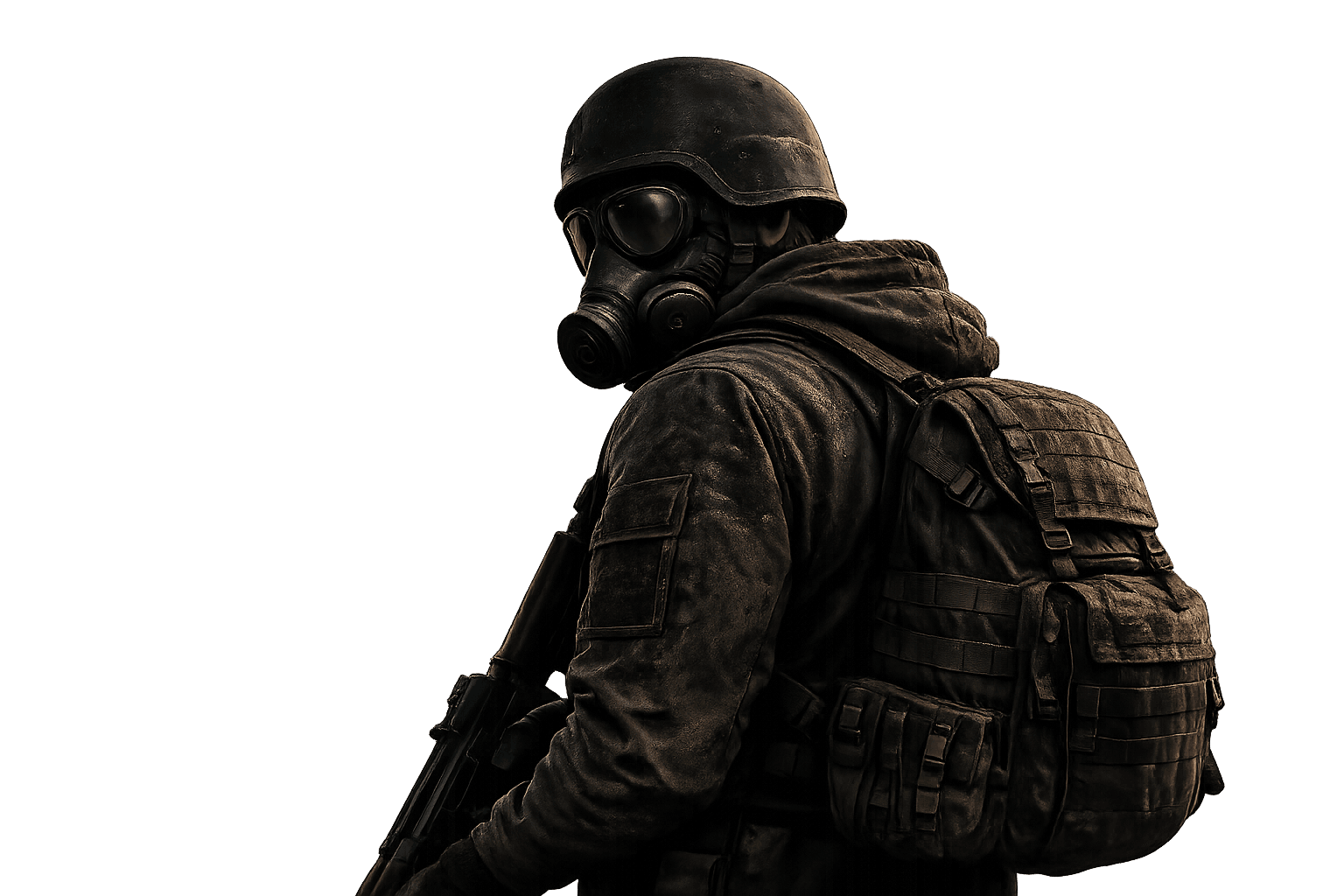 Armed DayZ survivor